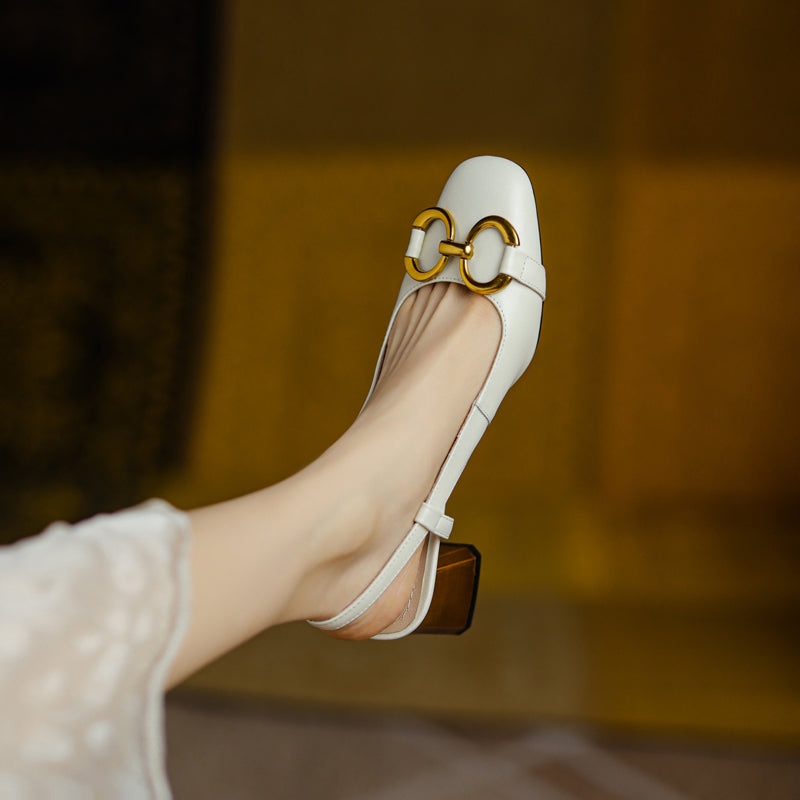 Allie Chain Slingback Heels Newgew