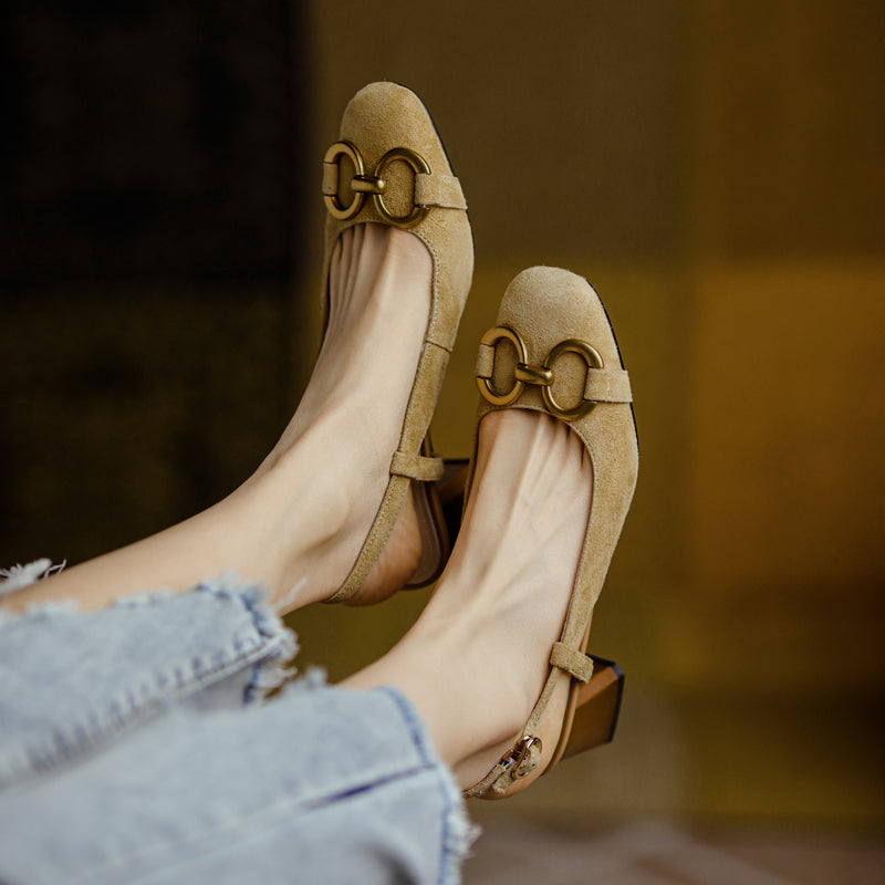 Allie Chain Slingback Heels Newgew