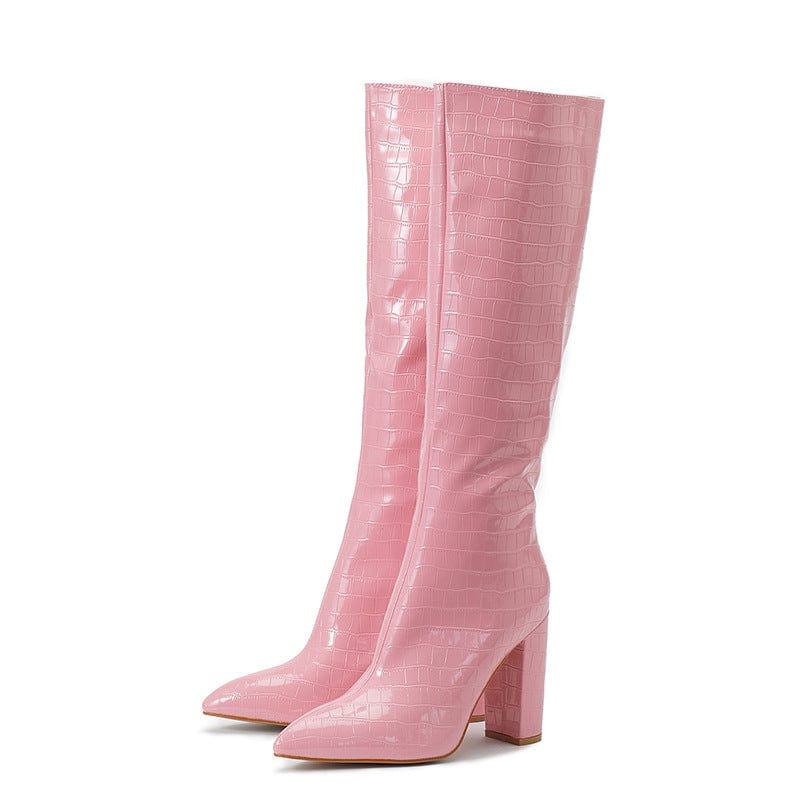 Pointed Heeled Boots Newgew