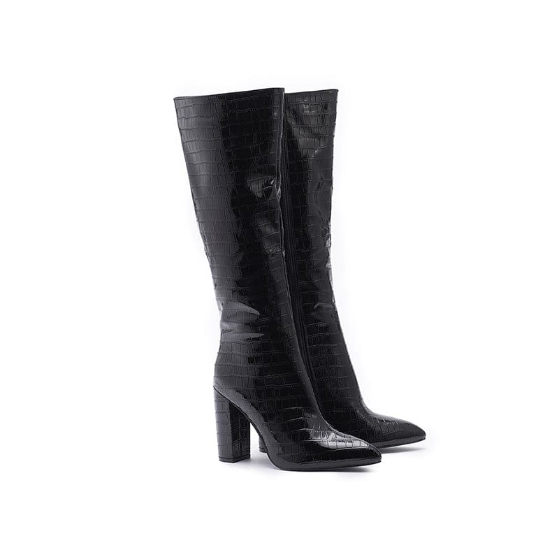 Pointed Heeled Boots Newgew