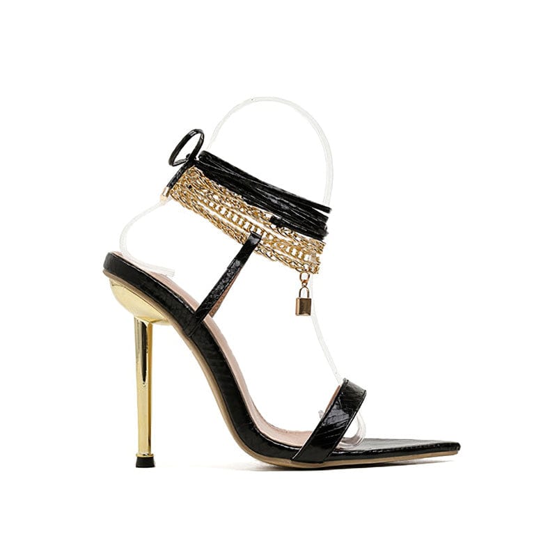 Pointed Strappy Sandals Newgew