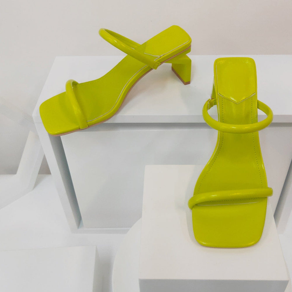 One Word Belt Heeled Sandals Newgew