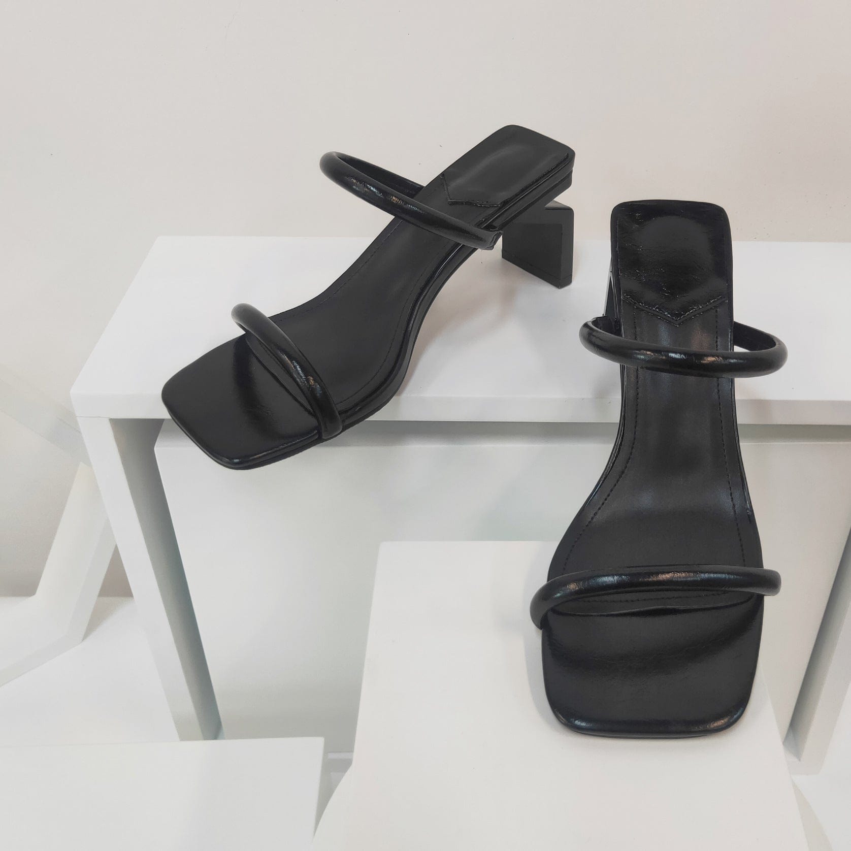 One Word Belt Heeled Sandals Newgew