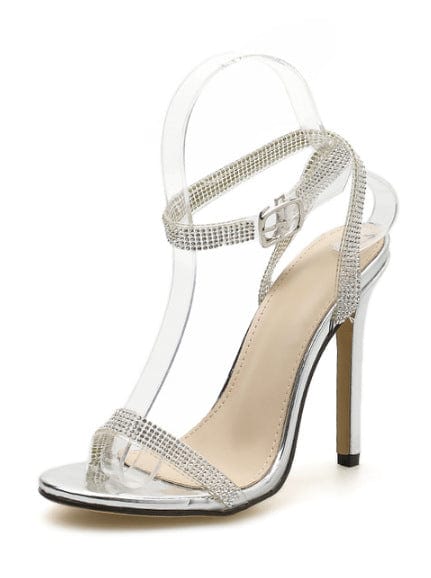 Rhinestones Elegant Heeled Sandals Newgew