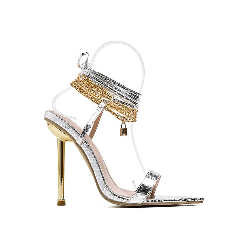 Pointed Strappy Sandals Newgew