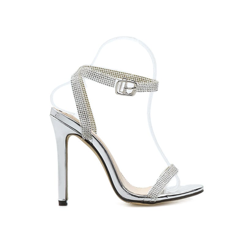 Rhinestones Elegant Heeled Sandals Newgew