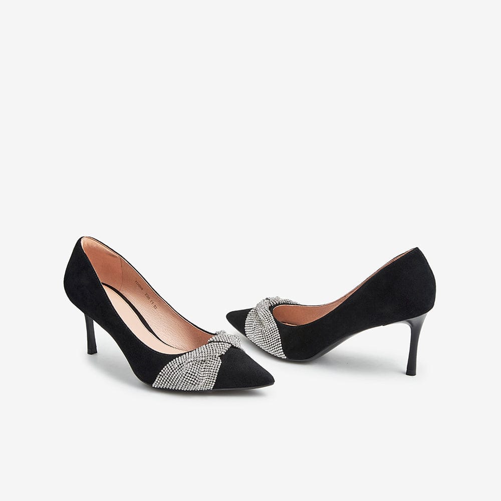 Pointed-Toe Thin-Heeled Shallow Mouth Shoes Newgew