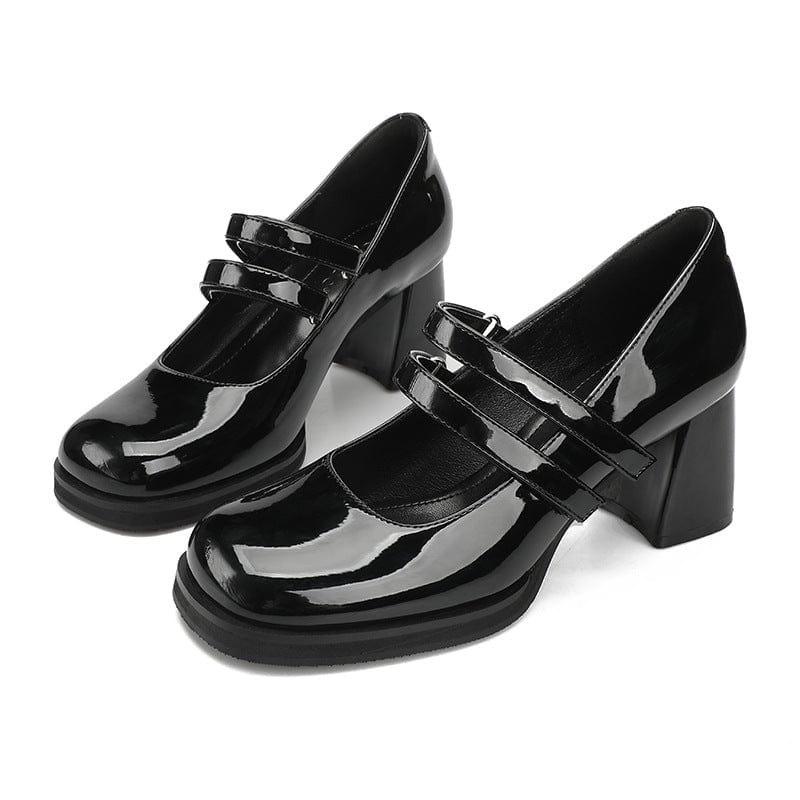 Retro Shallow Mouth Mary Janes Newgew
