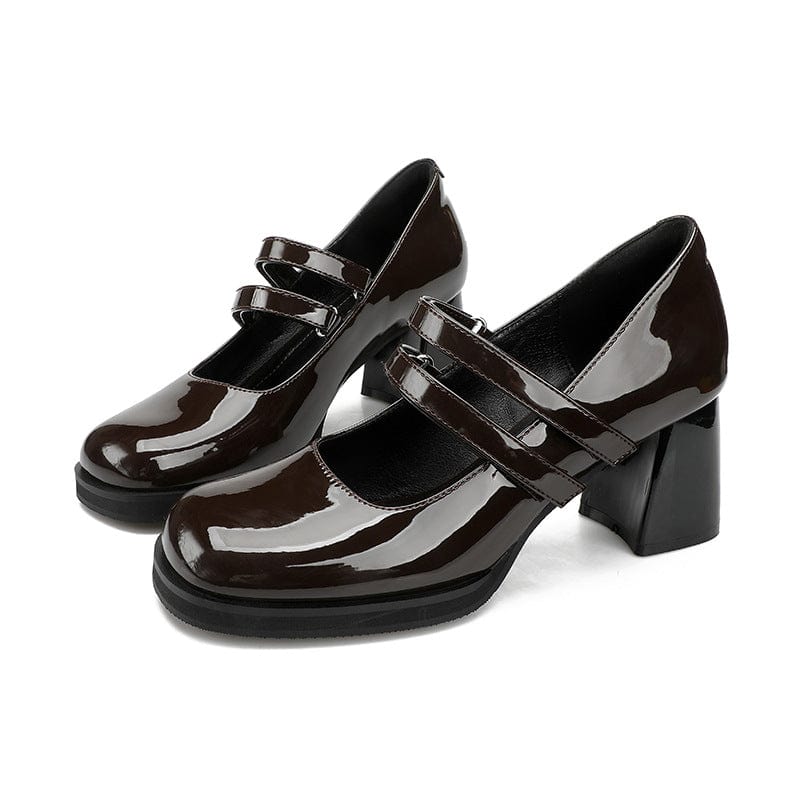 Retro Shallow Mouth Mary Janes Newgew