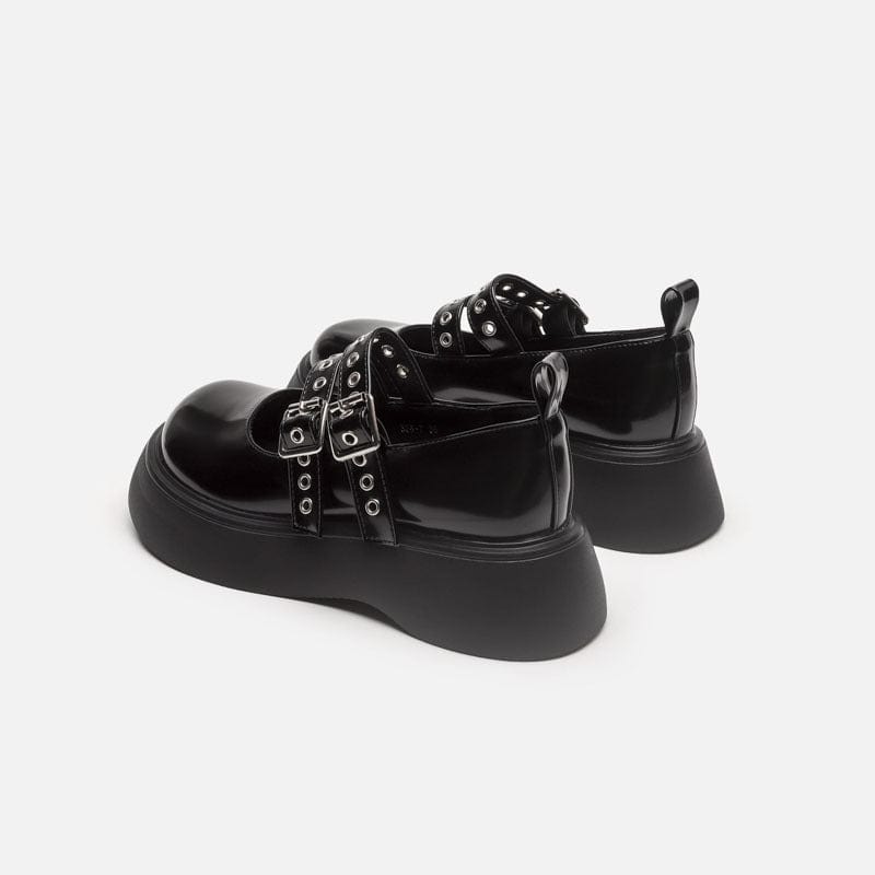 Thick Bottom Retro Mary Janes Newgew