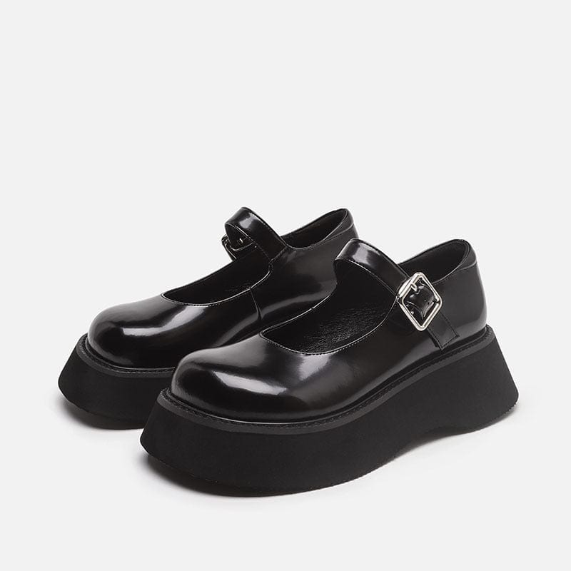 Thick Bottom Retro Mary Janes Newgew