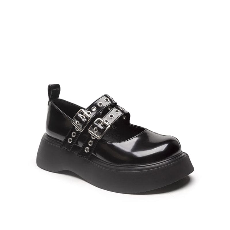 Thick Bottom Retro Mary Janes Newgew
