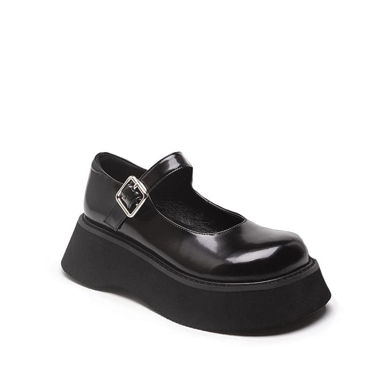 Thick Bottom Retro Mary Janes Newgew