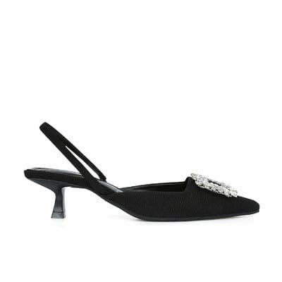 Rhinestone Tip Diamond Slingback sandals Newgew