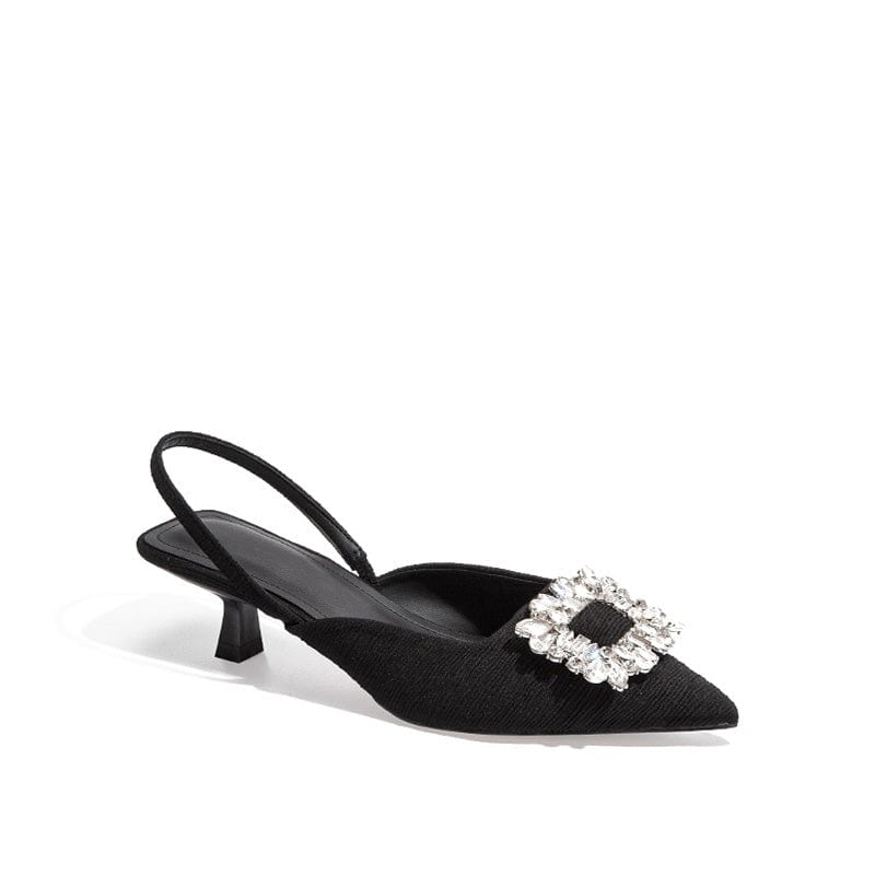 Rhinestone Tip Diamond Slingback sandals Newgew