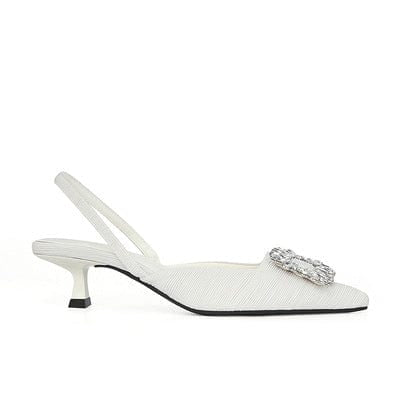 Rhinestone Tip Diamond Slingback sandals Newgew