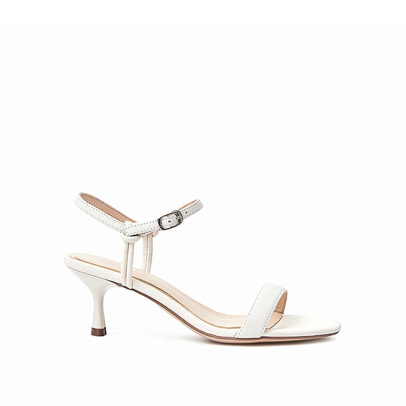Solid One-Word Belt Sandals Newgew