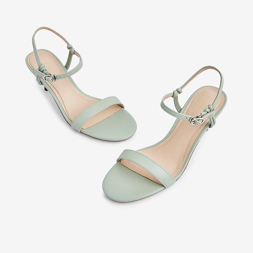 Solid One-Word Belt Sandals Newgew