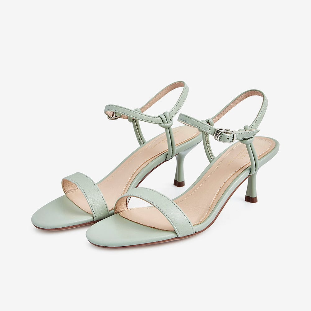 Solid One-Word Belt Sandals Newgew