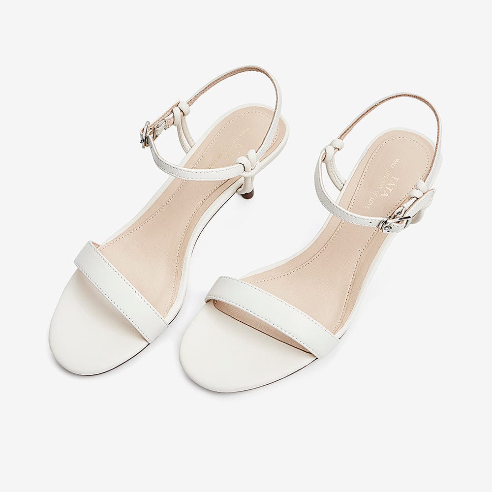 Solid One-Word Belt Sandals Newgew
