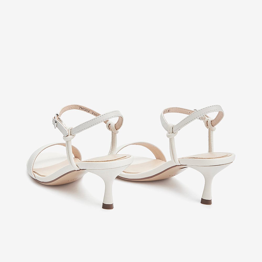 Solid One-Word Belt Sandals Newgew
