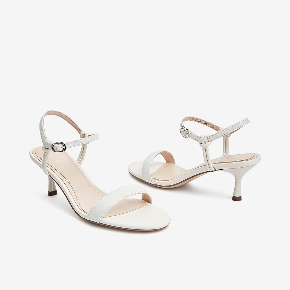 Solid One-Word Belt Sandals Newgew