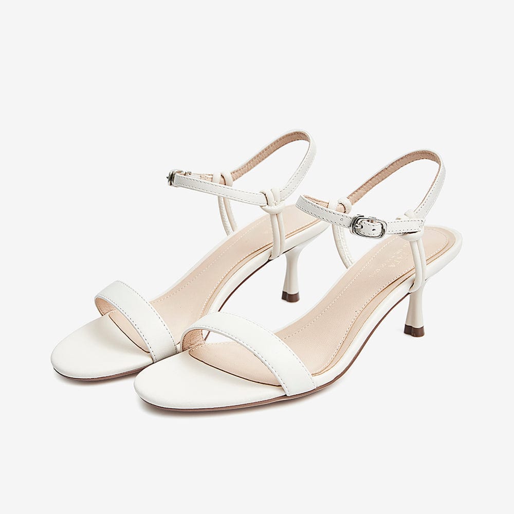 Solid One-Word Belt Sandals Newgew