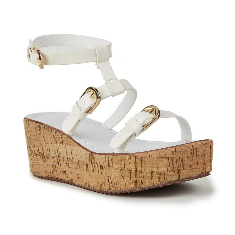 Newbella	Gladiator Wedge Sandals Newgew