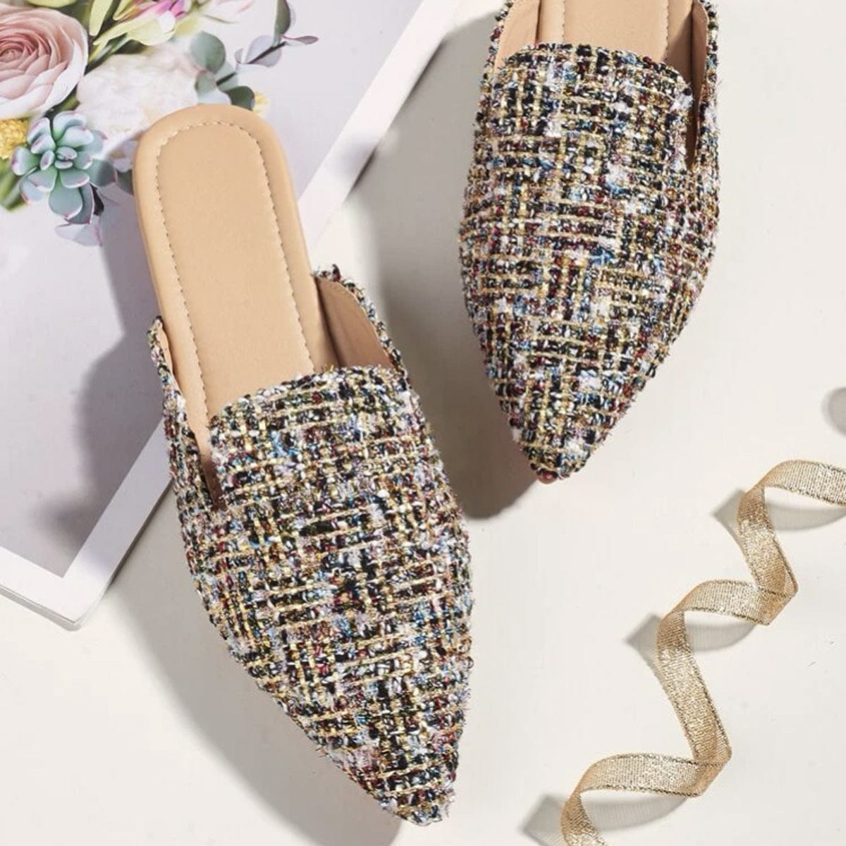 Stylish commuter mules Newgew