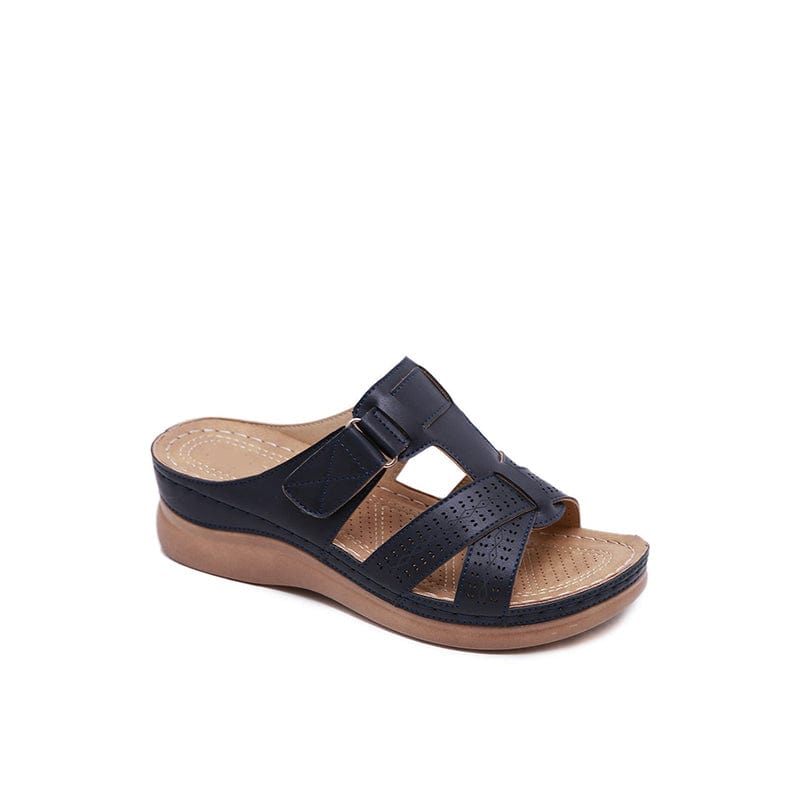 Women Summer Hook & Loop Platform Sandals Newgew