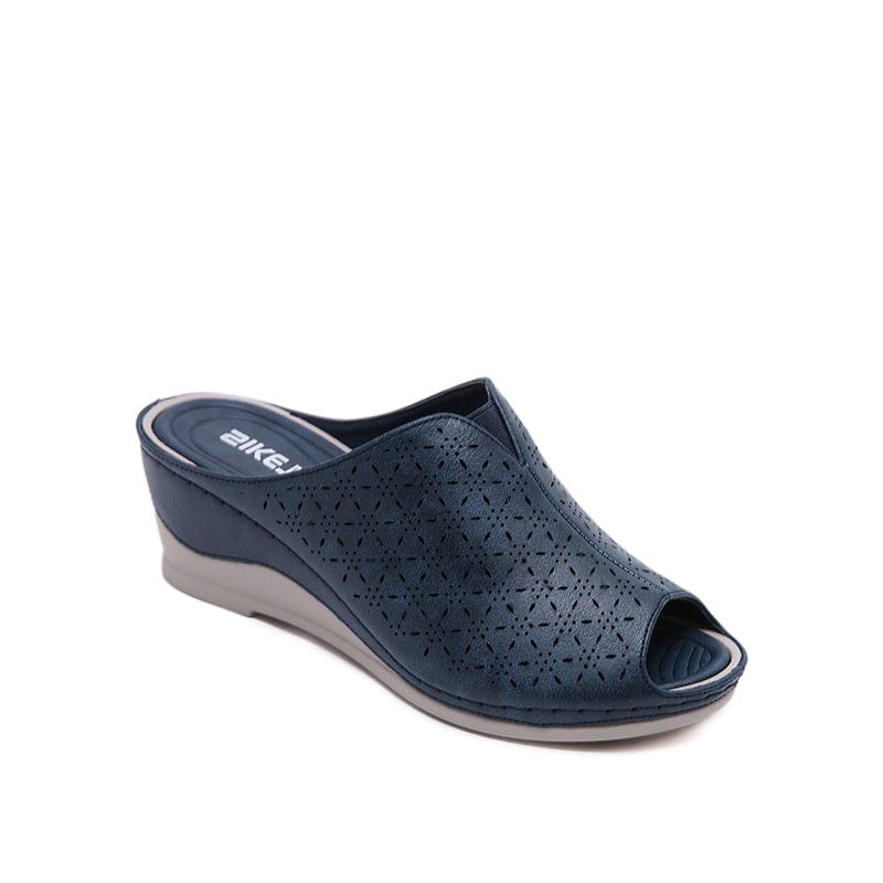 Women Mesh Mules Wedge Sandals Newgew