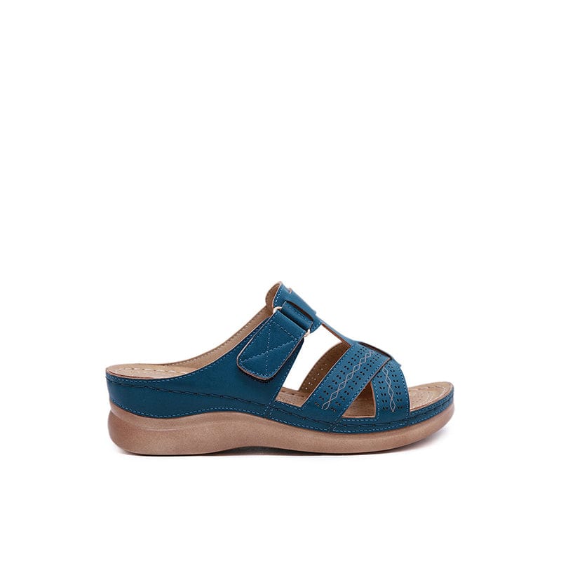 Women Summer Hook & Loop Platform Sandals Newgew