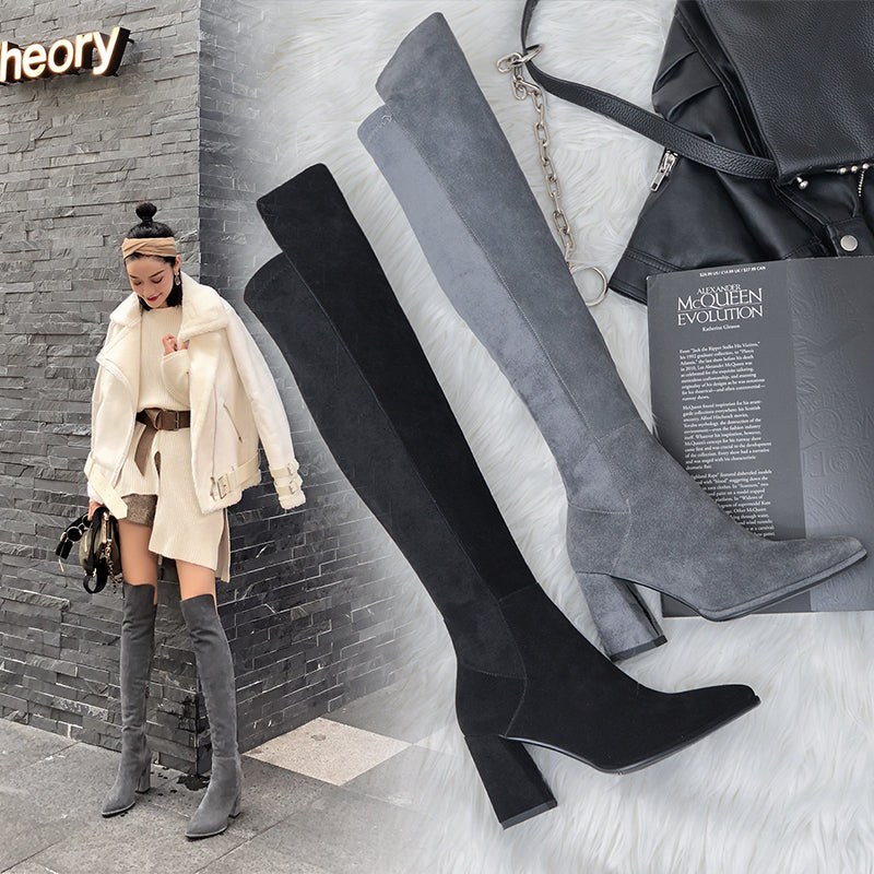 Sutton Handmade Stretch over the Knee Boots Newgew