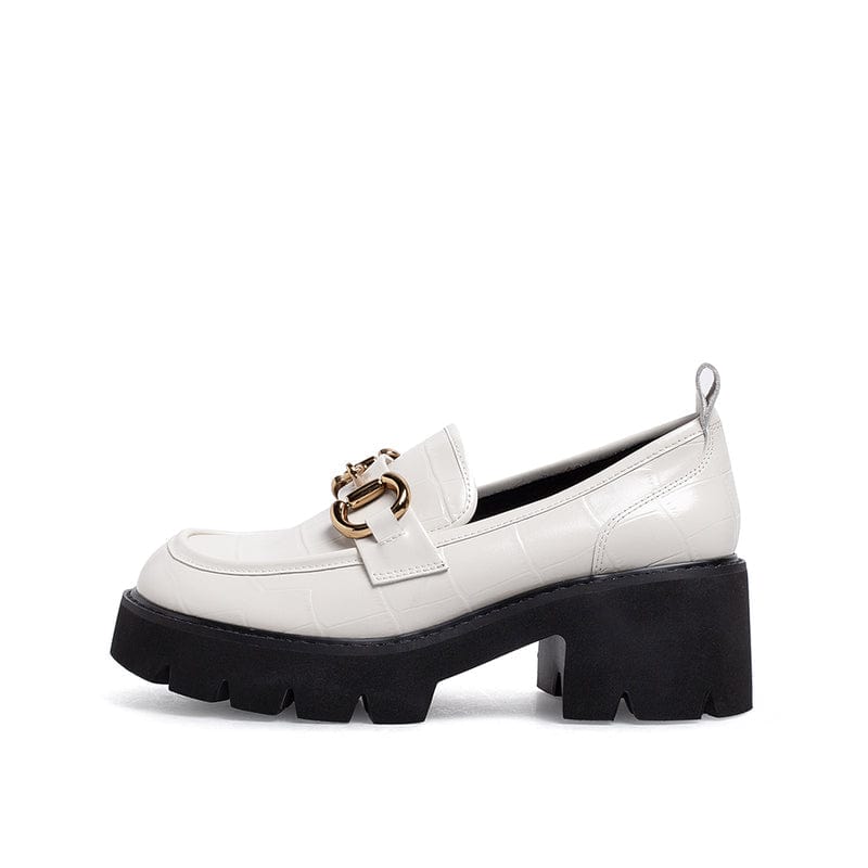 Literary Retro Temperament leather shoes Newgew