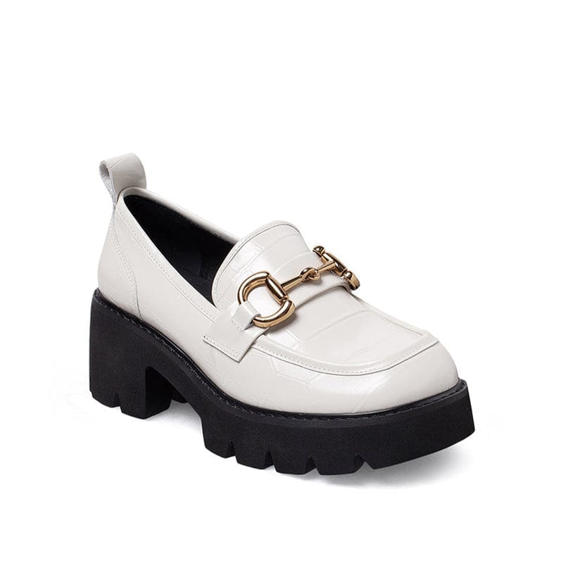 Literary Retro Temperament leather shoes Newgew