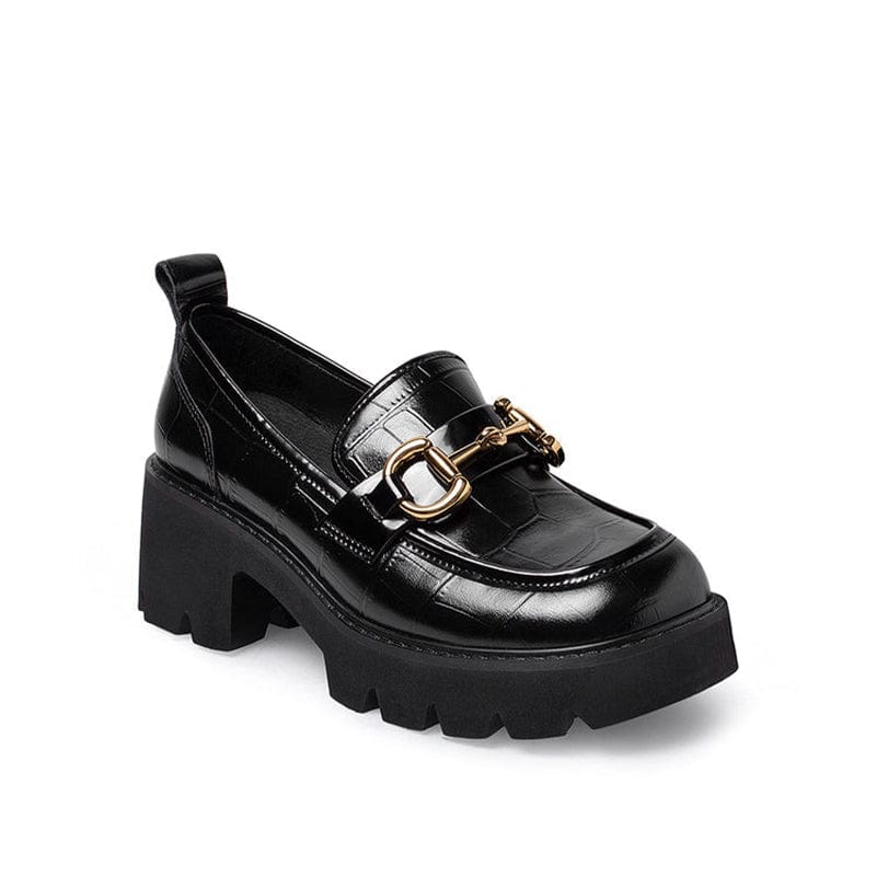 Literary Retro Temperament leather shoes Newgew