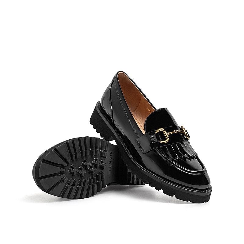 Retro Temperament England Loafers Newgew
