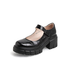 Thick Bottom Retro Mary Janes Newgew