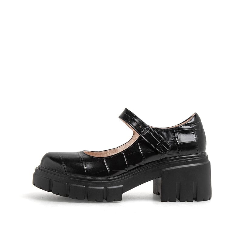 Thick Bottom Retro Mary Janes Newgew