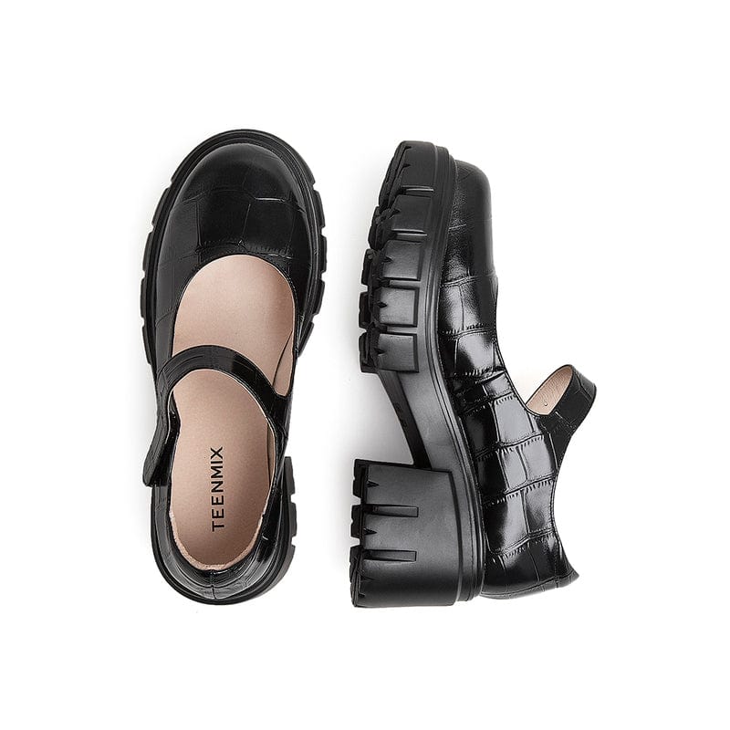 Thick Bottom Retro Mary Janes Newgew