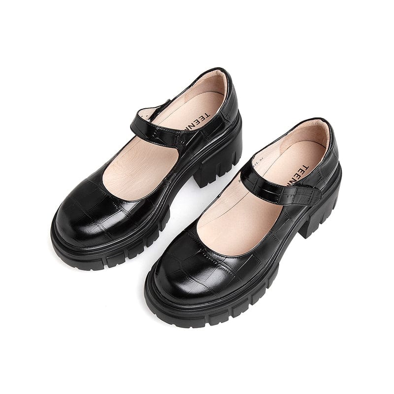 Thick Bottom Retro Mary Janes Newgew