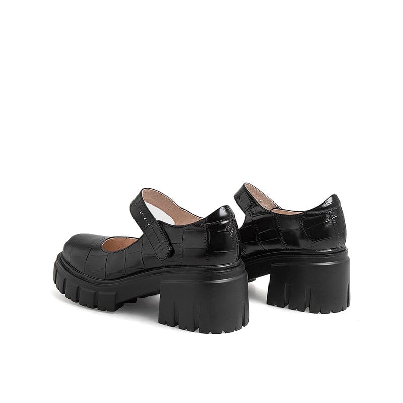 Thick Bottom Retro Mary Janes Newgew