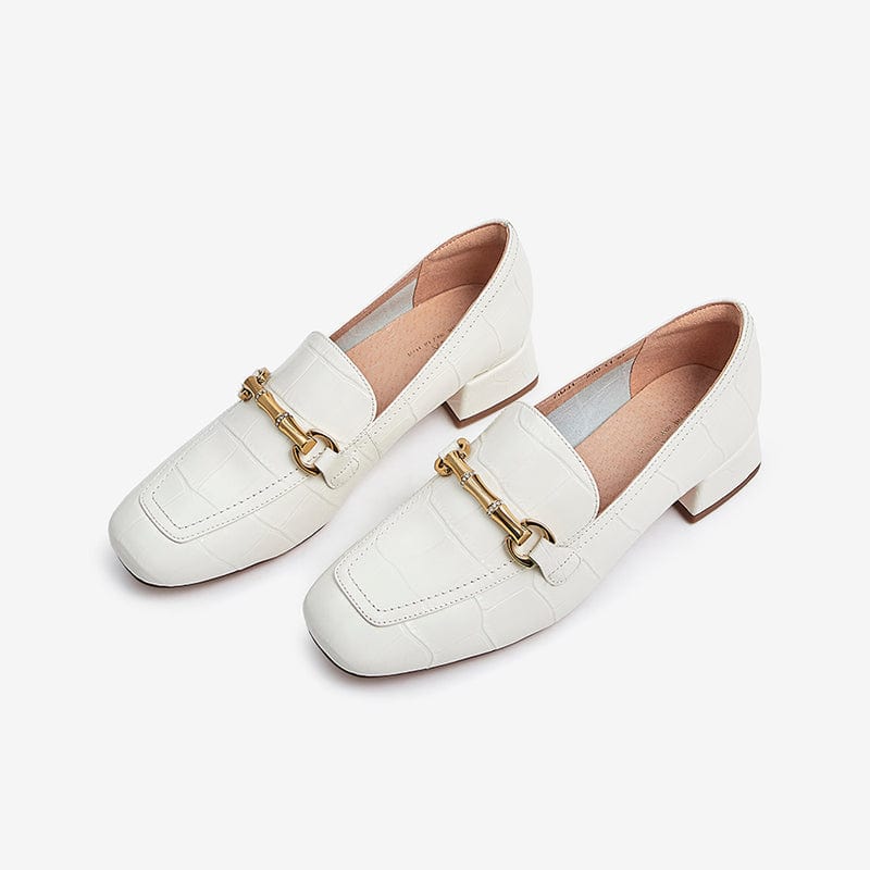 Square With Square Head Loafers Newgew
