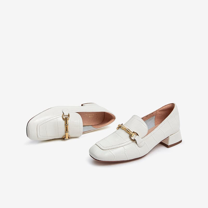 Square With Square Head Loafers Newgew