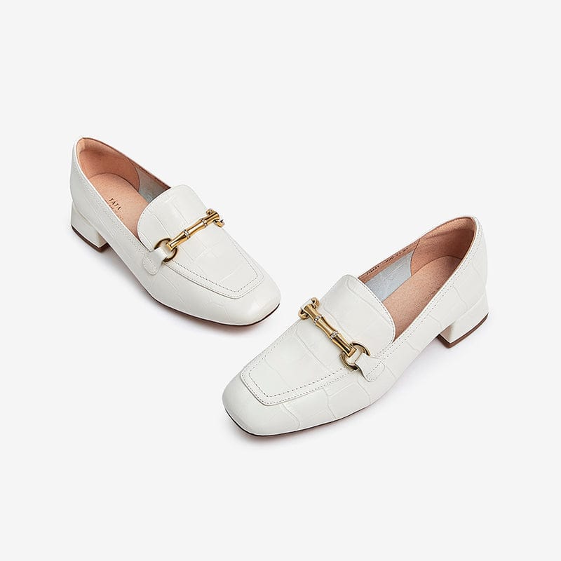 Square With Square Head Loafers Newgew