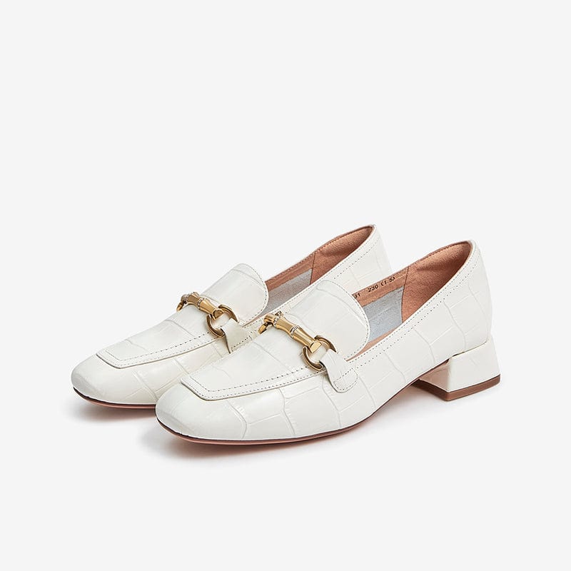 Square With Square Head Loafers Newgew