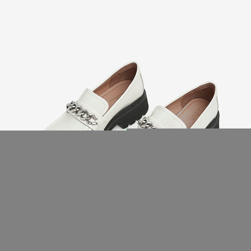 Square And All-Match Loafers Newgew