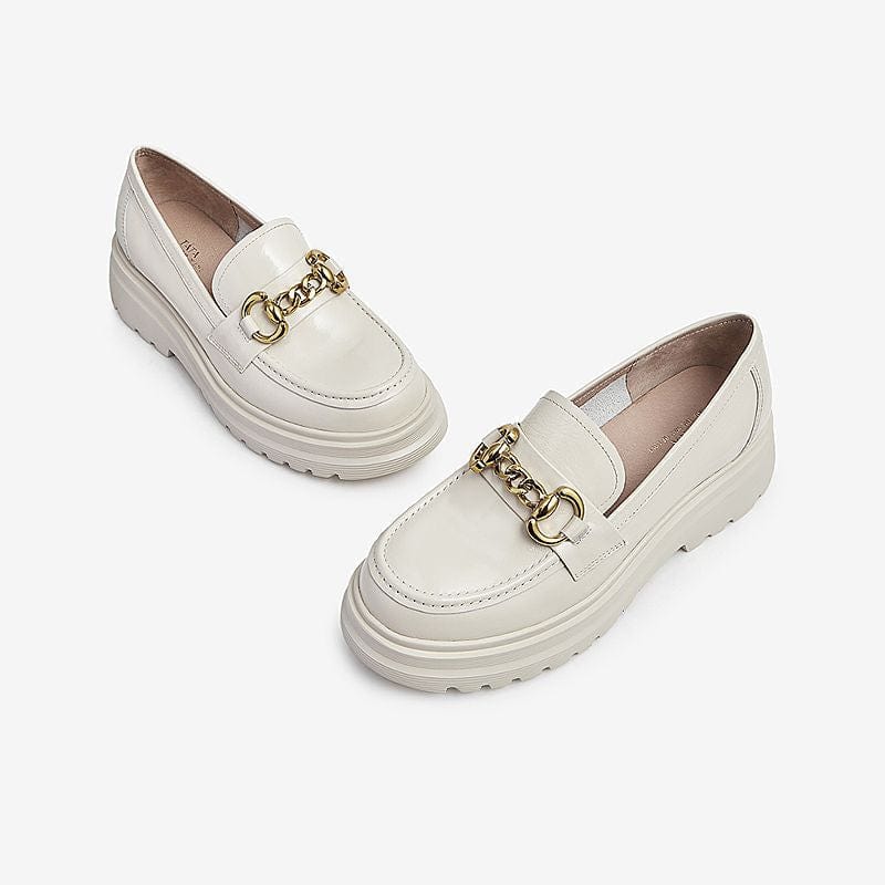 Thick Bottom Retro Loafers Newgew