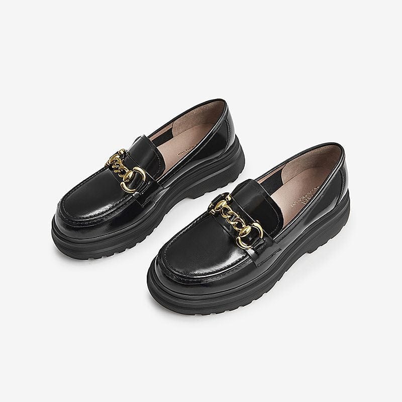 Thick Bottom Retro Loafers Newgew