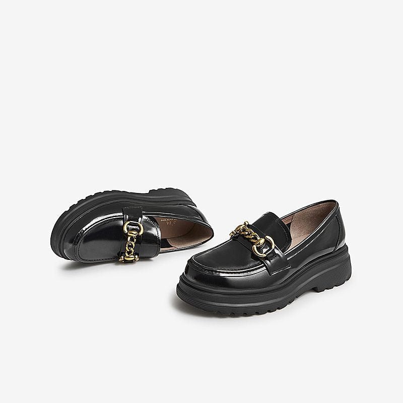 Thick Bottom Retro Loafers Newgew
